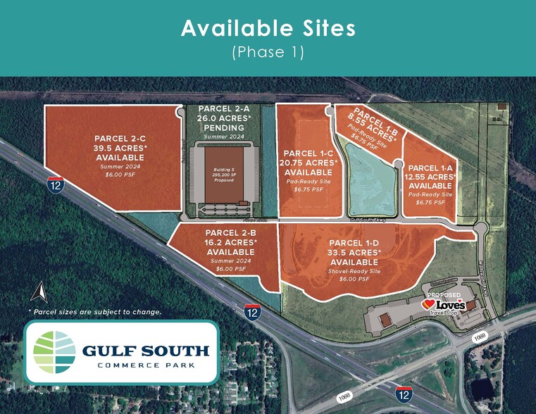 I-12 at Hwy 1088 1-A, Mandeville, LA for sale - Site Plan - Image 1 of 3