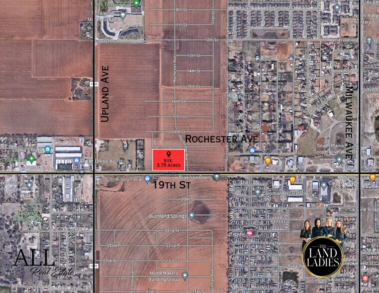 19th St & Rochester Ave, Lubbock, TX for sale - Aerial - Image 1 of 2