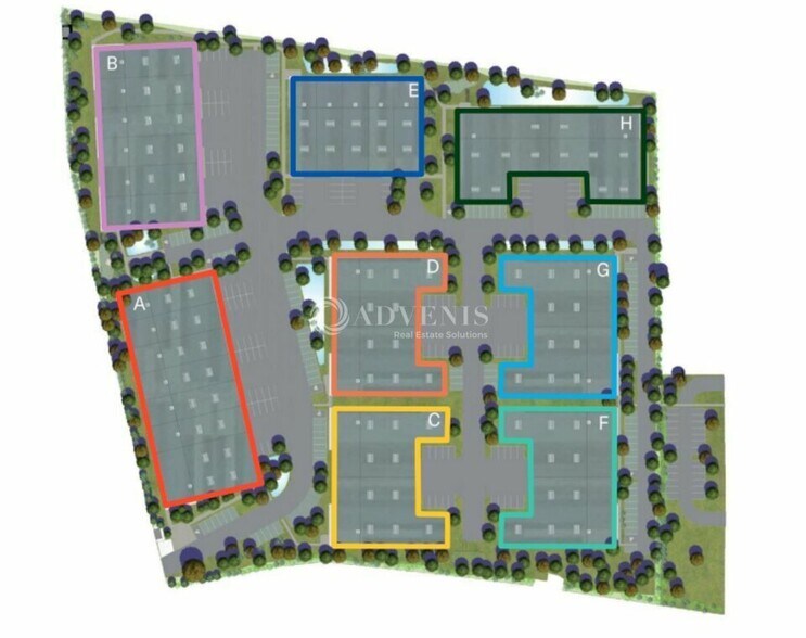 Light Industrial in Persan for sale - Site Plan - Image 2 of 2