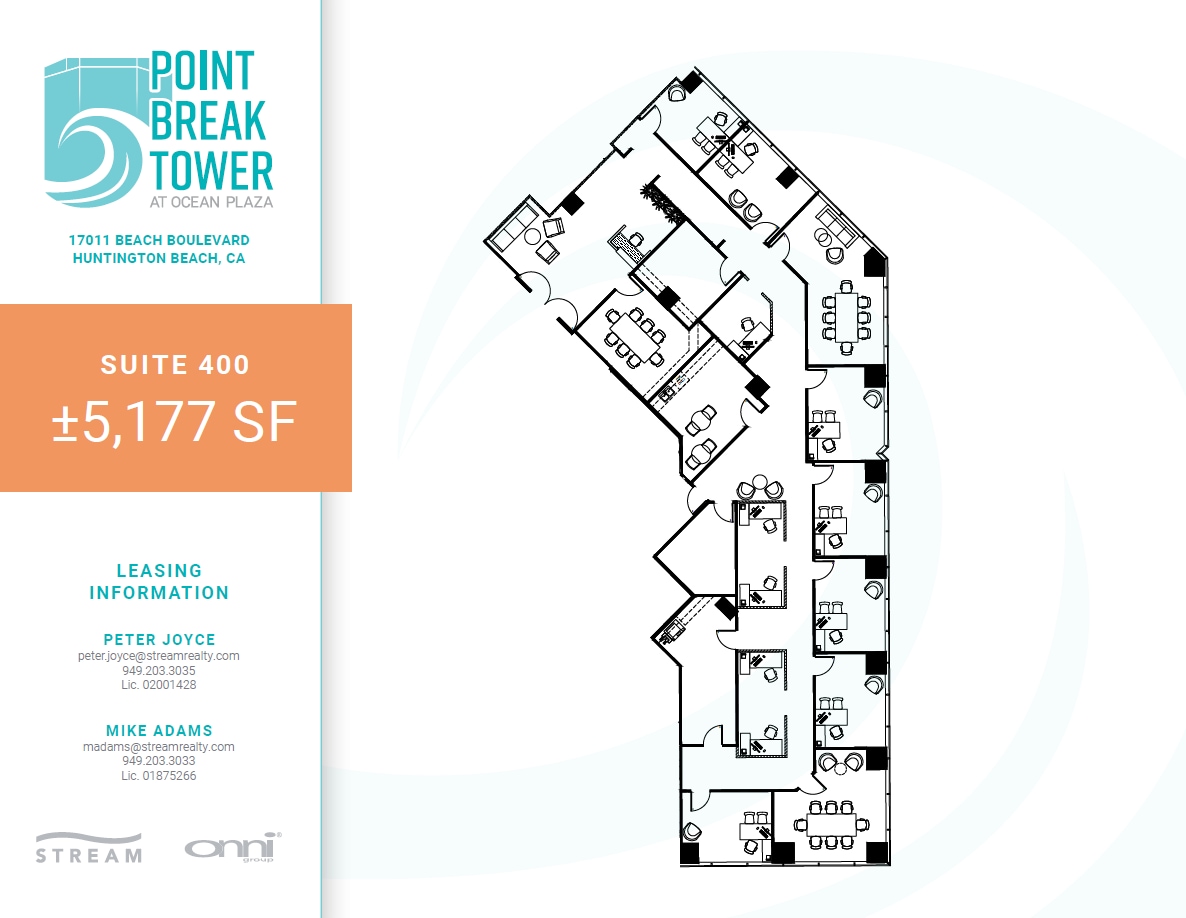 17011 Beach Blvd, Huntington Beach, CA for rent Floor Plan- Image 1 of 2