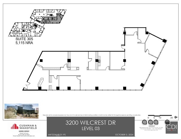 3200 Wilcrest Dr, Houston, TX to rent Floor Plan- Image 1 of 1