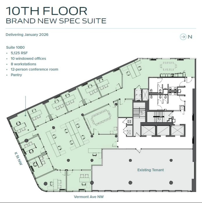 1000 Vermont Ave NW, Washington, DC to rent Floor Plan- Image 1 of 6