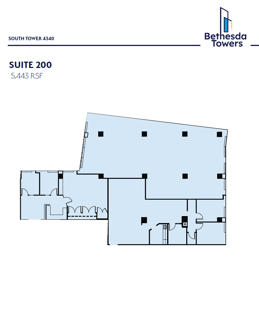 4340 East-West Hwy, Bethesda, MD to rent Floor Plan- Image 1 of 1