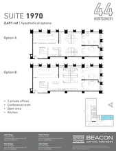 44 Montgomery St, San Francisco, CA for rent Floor Plan- Image 2 of 2