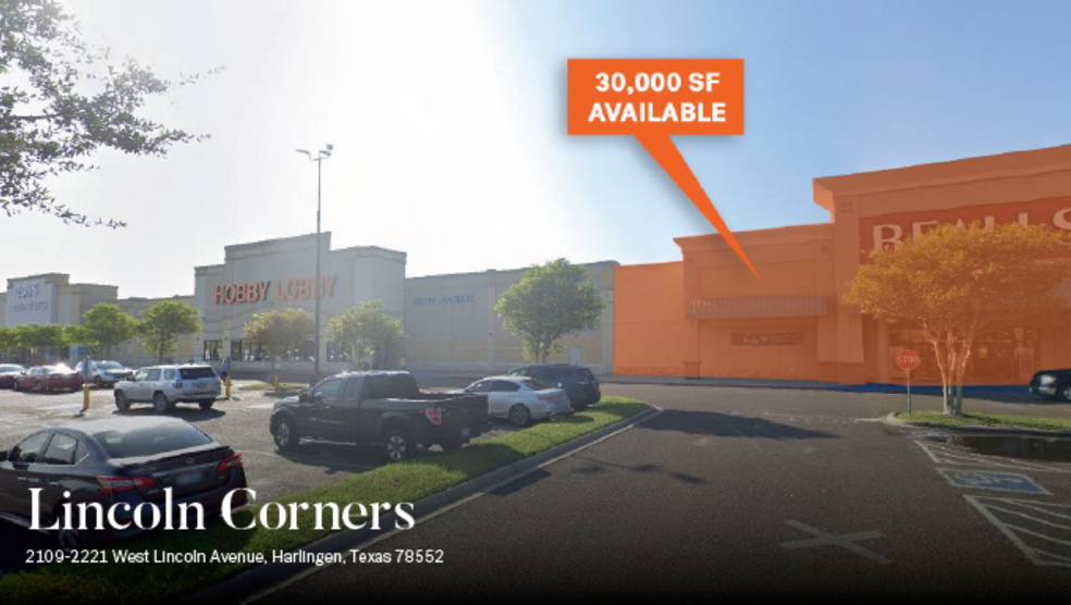 2109-2209 W Lincoln St, Harlingen, TX for rent - Building Photo - Image 1 of 3