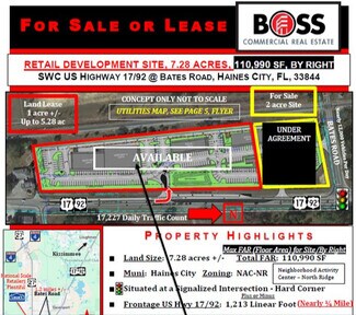 More details for US Highway 17-92 at Bates Rd, Haines City, FL - Land to Rent