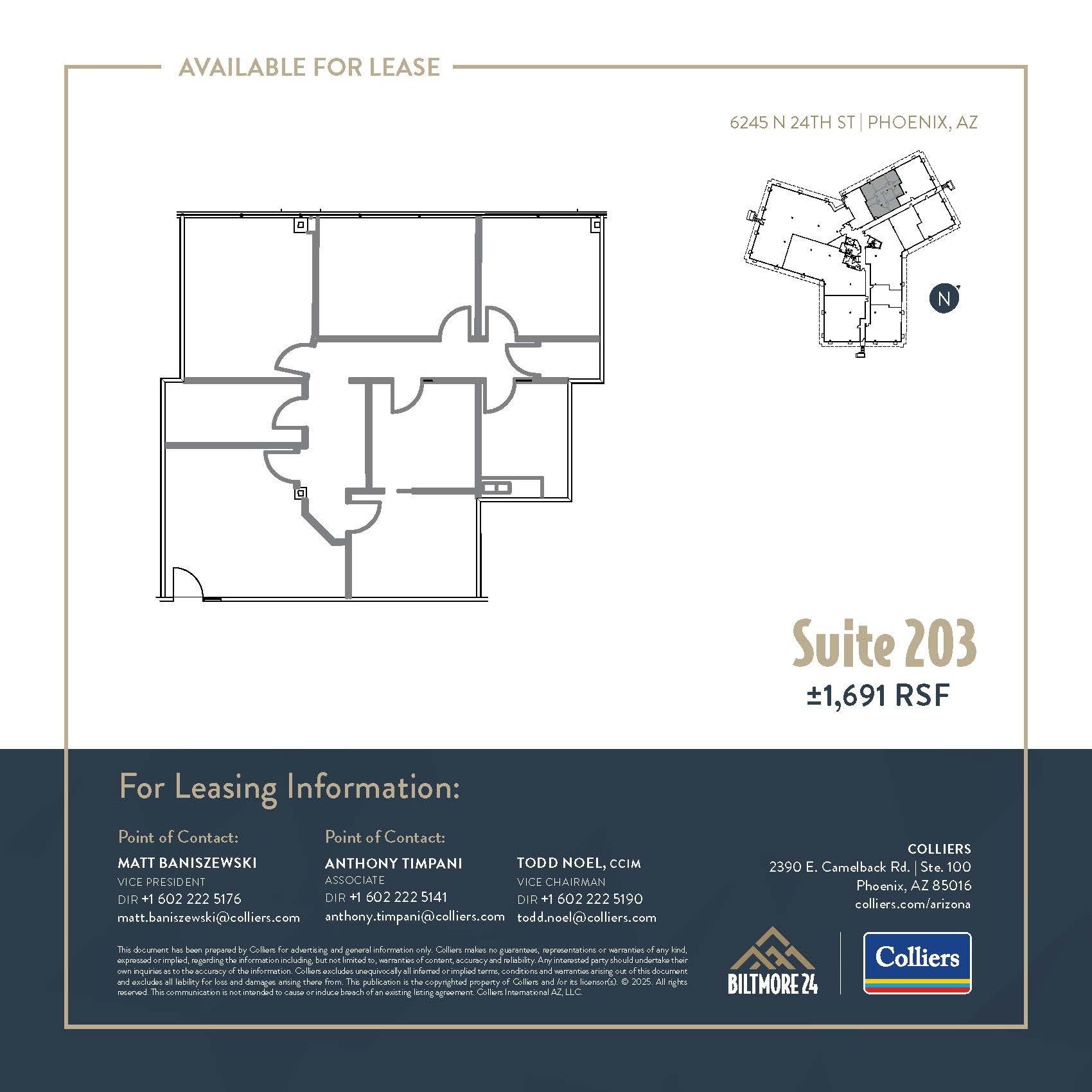 6245 N 24th Pky, Phoenix, AZ for rent Floor Plan- Image 1 of 2