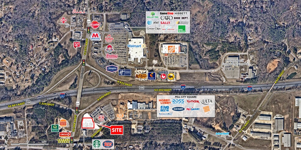 Highway 231 & Interstate 20, Pell City, AL for rent - Building Photo - Image 1 of 2