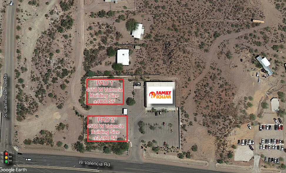 4560 W Valencia Rd, Tucson, AZ for sale - Aerial - Image 1 of 5