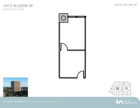1415 North Loop W, Houston, TX to rent Floor Plan- Image 1 of 1