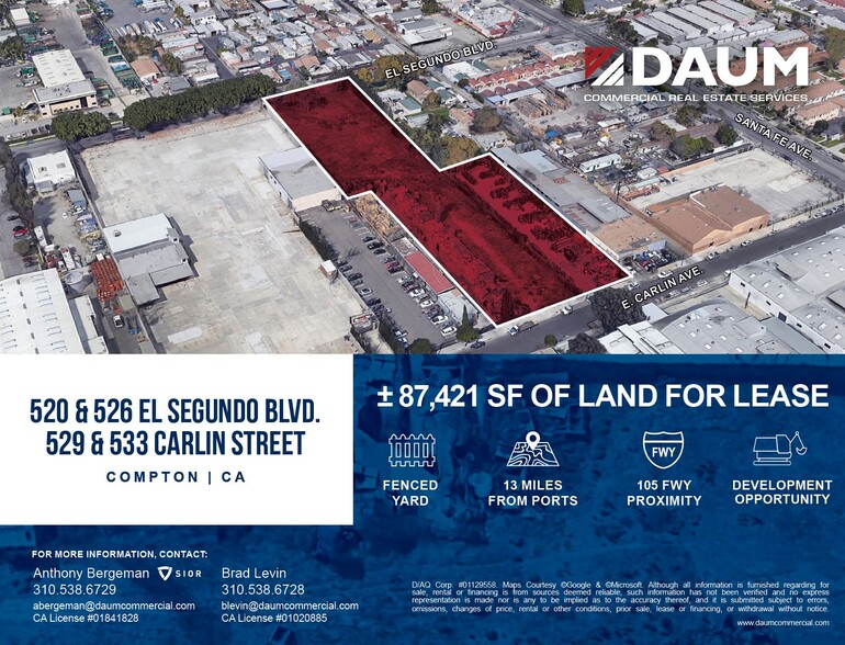 520 - 526 El Segundo, Compton, CA for sale - Primary Photo - Image 1 of 1