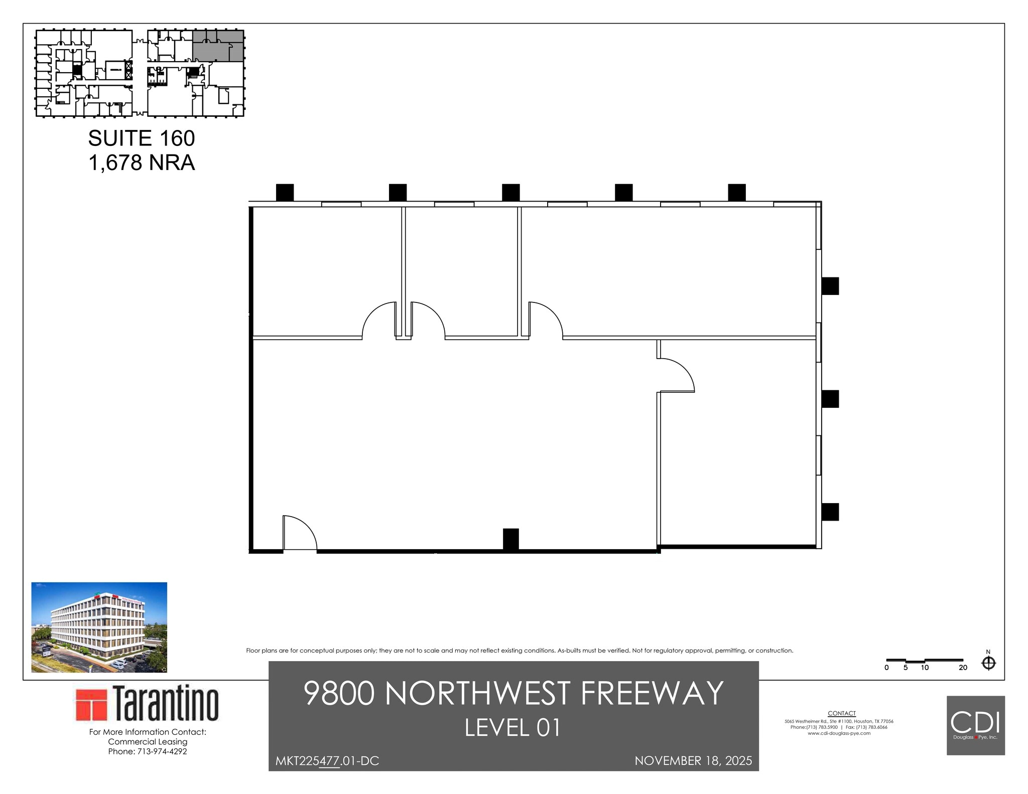 9800 Northwest Fwy, Houston, TX to rent Site Plan- Image 1 of 1