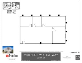 9800 Northwest Fwy, Houston, TX to rent Site Plan- Image 1 of 1