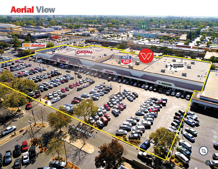 1136-1230 W Main St, Merced, CA for rent - Aerial - Image 2 of 19