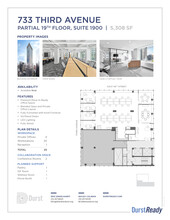 733 Third Ave, New York, NY for rent Floor Plan- Image 1 of 6