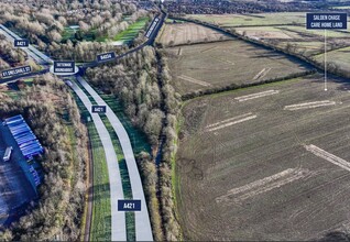 Buckinham Rd, Newton Longville, BKM - aerial  map view