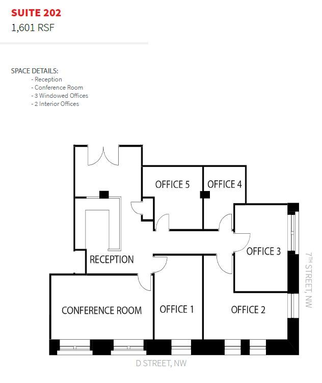 400 7th St NW, Washington, DC to rent Floor Plan- Image 1 of 1