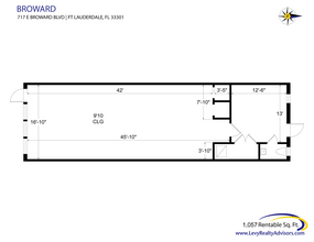 717-721 E Broward Blvd, Fort Lauderdale, FL for rent Floor Plan- Image 2 of 3