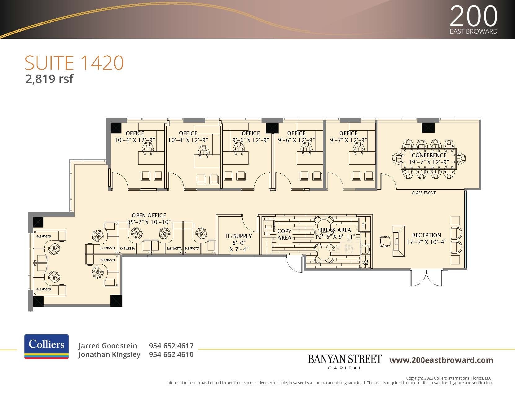 200 E Broward Blvd, Fort Lauderdale, FL to rent Floor Plan- Image 1 of 1