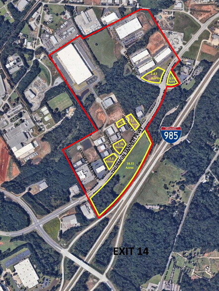 Thurmon Tanner Pky & Enterprise Way, Flowery Branch, GA for sale - Building Photo - Image 2 of 2