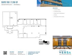 2707 Butterfield Rd, Oak Brook, IL for rent Floor Plan- Image 1 of 2