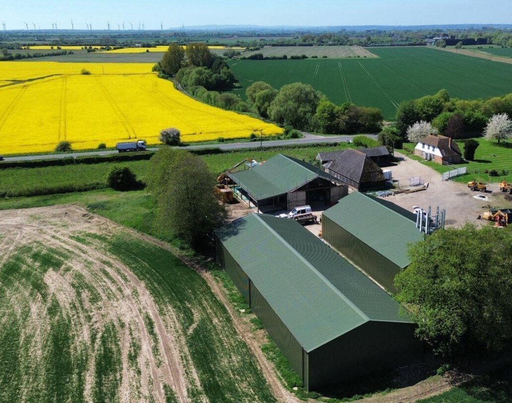 Rhee Wall, Brenzett to rent Aerial- Image 1 of 4