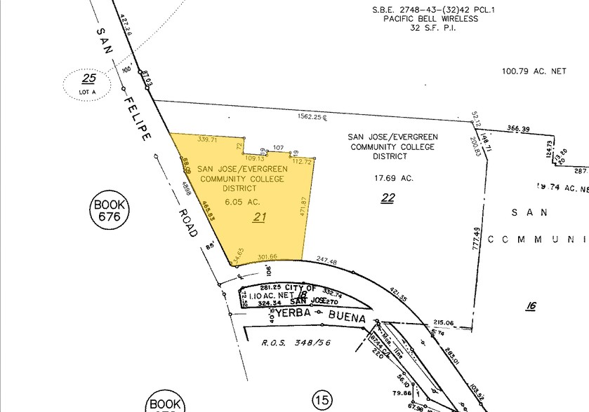 4878 San Felipe Rd, San Jose, CA for rent - Plat Map - Image 2 of 8