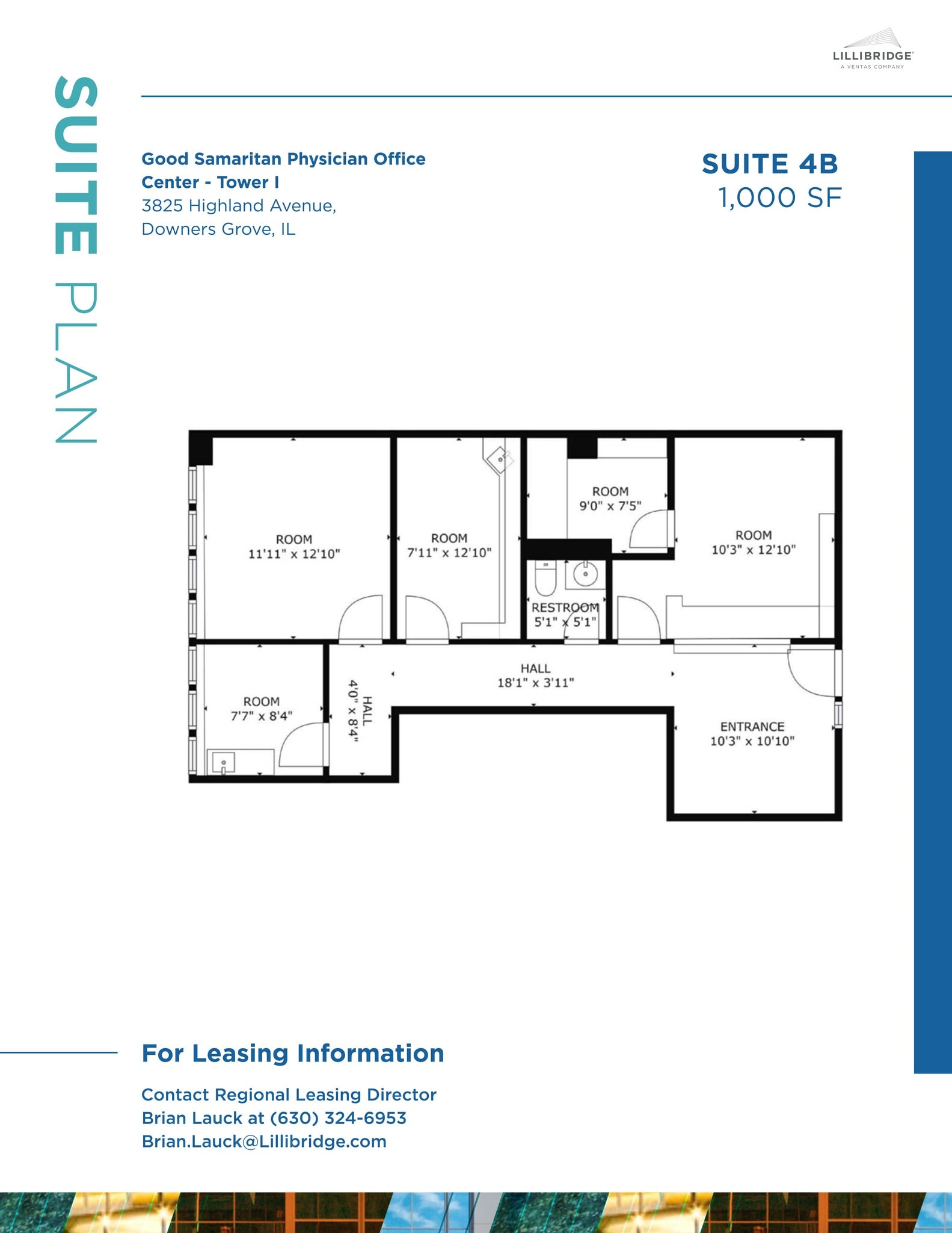 3825 Highland Ave, Downers Grove, IL to rent Site Plan- Image 1 of 1