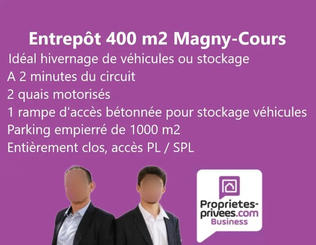 Location Entrepôt 400 m²