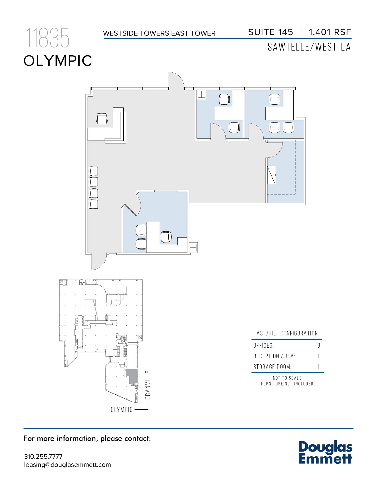 11845 W Olympic Blvd, Los Angeles, CA to rent Floor Plan- Image 1 of 1