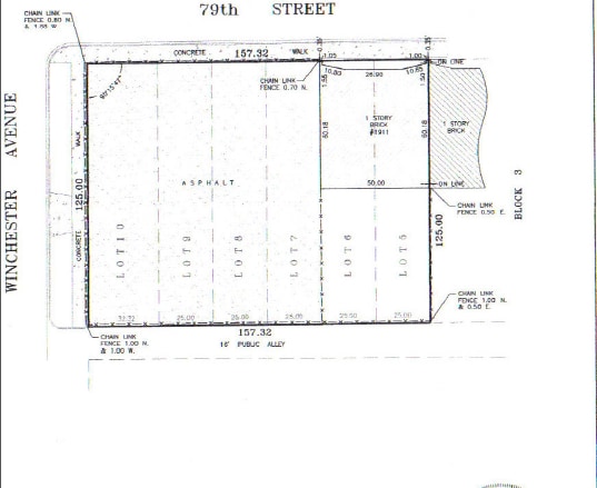 1911-1925 W 79th St, Chicago, IL for sale - Plat Map - Image 2 of 3