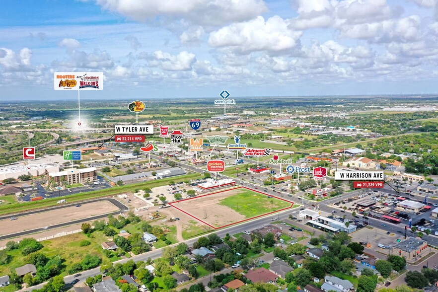 West Tyler Avenue, Harlingen, TX for rent - Aerial - Image 2 of 10