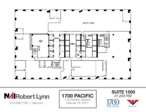 1700 Pacific Ave, Dallas, TX to rent Floor Plan- Image 1 of 1