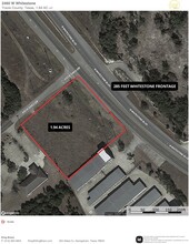 2460 W Whitestone Blvd, Cedar Park, TX - aerial  map view