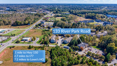 133 River Park Rd, Mooresville, NC - aerial  map view - Image1