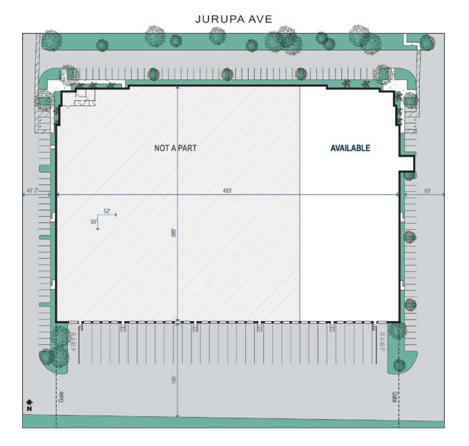 13489 Jurupa Ave, Fontana, CA to rent Site Plan- Image 1 of 1
