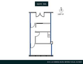 50 N La Cienega Blvd, Beverly Hills, CA to rent Floor Plan- Image 1 of 1