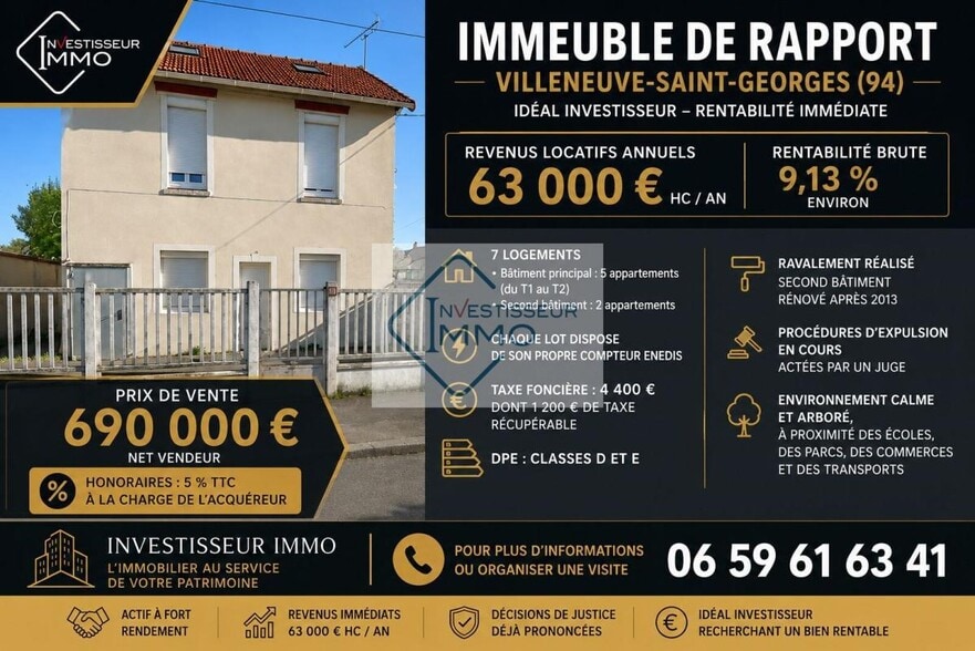 Light Industrial in Villeneuve Saint Georges for sale - Building Photo - Image 1 of 5