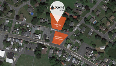 100 W Main St, Terre Hill, PA - aerial  map view