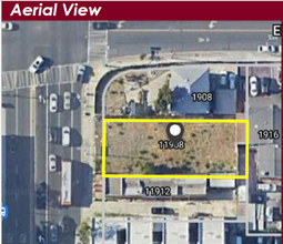 11908 Wilmington Ave, Los Angeles, CA - aerial  map view