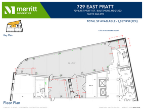 729 E Pratt St, Baltimore, MD for rent Floor Plan- Image 1 of 1