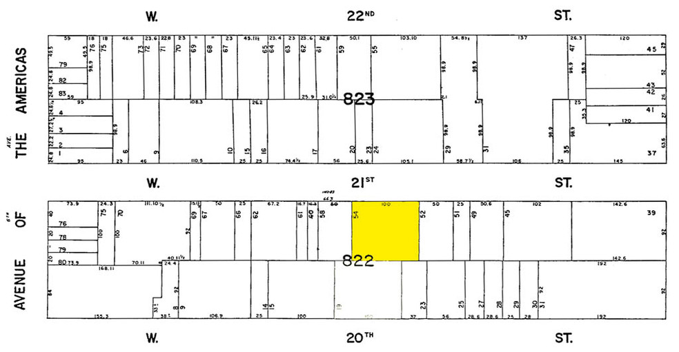 22 W 21st St, New York, NY for rent - Plat Map - Image 2 of 2