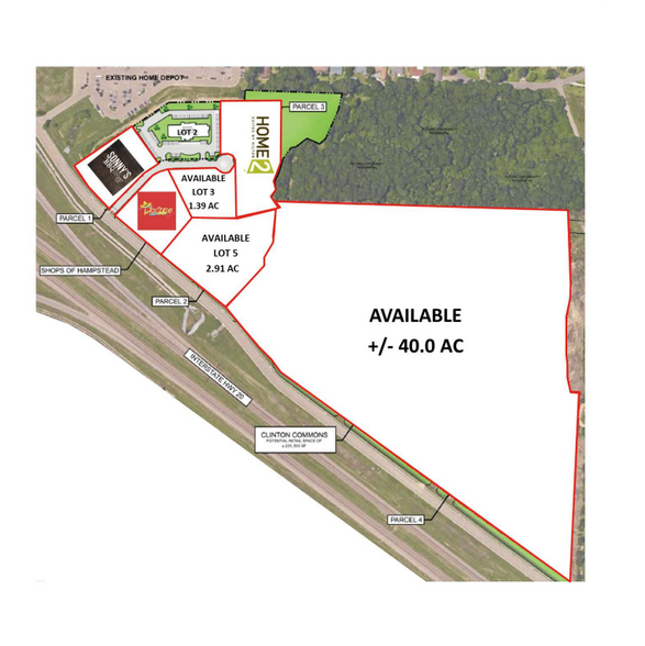 I-20 & N. Frontage Rd, Clinton, MS for sale - Site Plan - Image 2 of 3