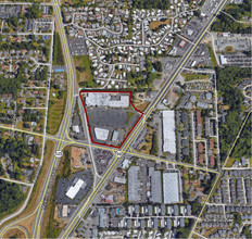 13624 Highway 99, Everett, WA - aerial  map view