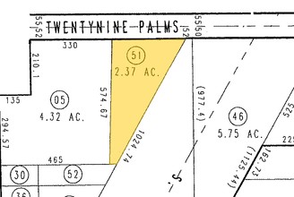 62485 Twentynine Palms Hwy, Joshua Tree, CA for sale Plat Map- Image 1 of 1