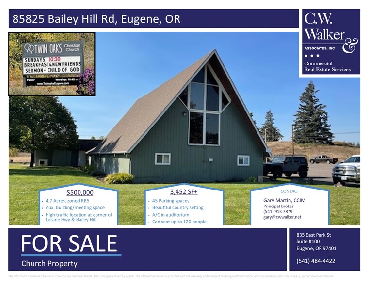 85825 Bailey Hill Rd, Eugene, OR for sale - Primary Photo - Image 1 of 1