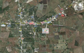 6500 7th St, Bay City, TX - AERIAL  map view