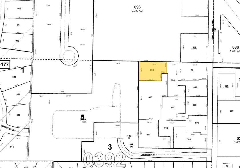 10896 Crabapple Rd, Roswell, GA for sale - Plat Map - Image 1 of 1