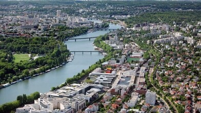 Suresnes, HDS - Aerial  map view