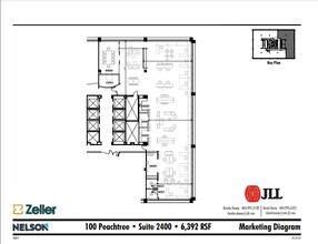 100 Peachtree St NW, Atlanta, GA for rent Floor Plan- Image 1 of 1